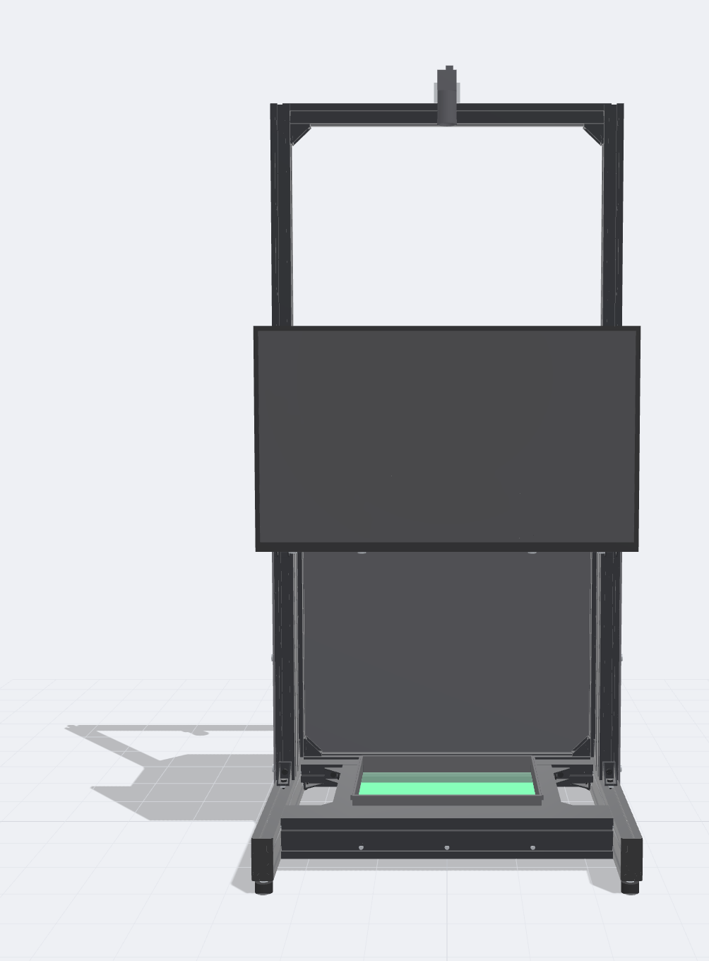 バラカウントAIの筐体3Dイメージ（正面）