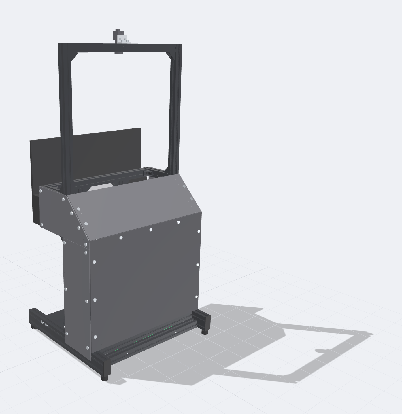 バラカウントAIの筐体3Dイメージ（斜め後ろから）