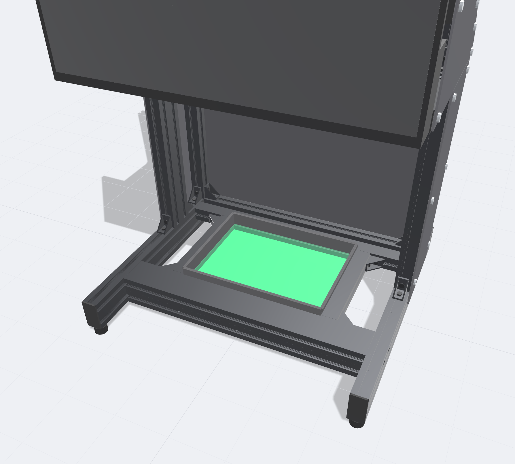 バラカウントAIの筐体3Dイメージ（トレー部）